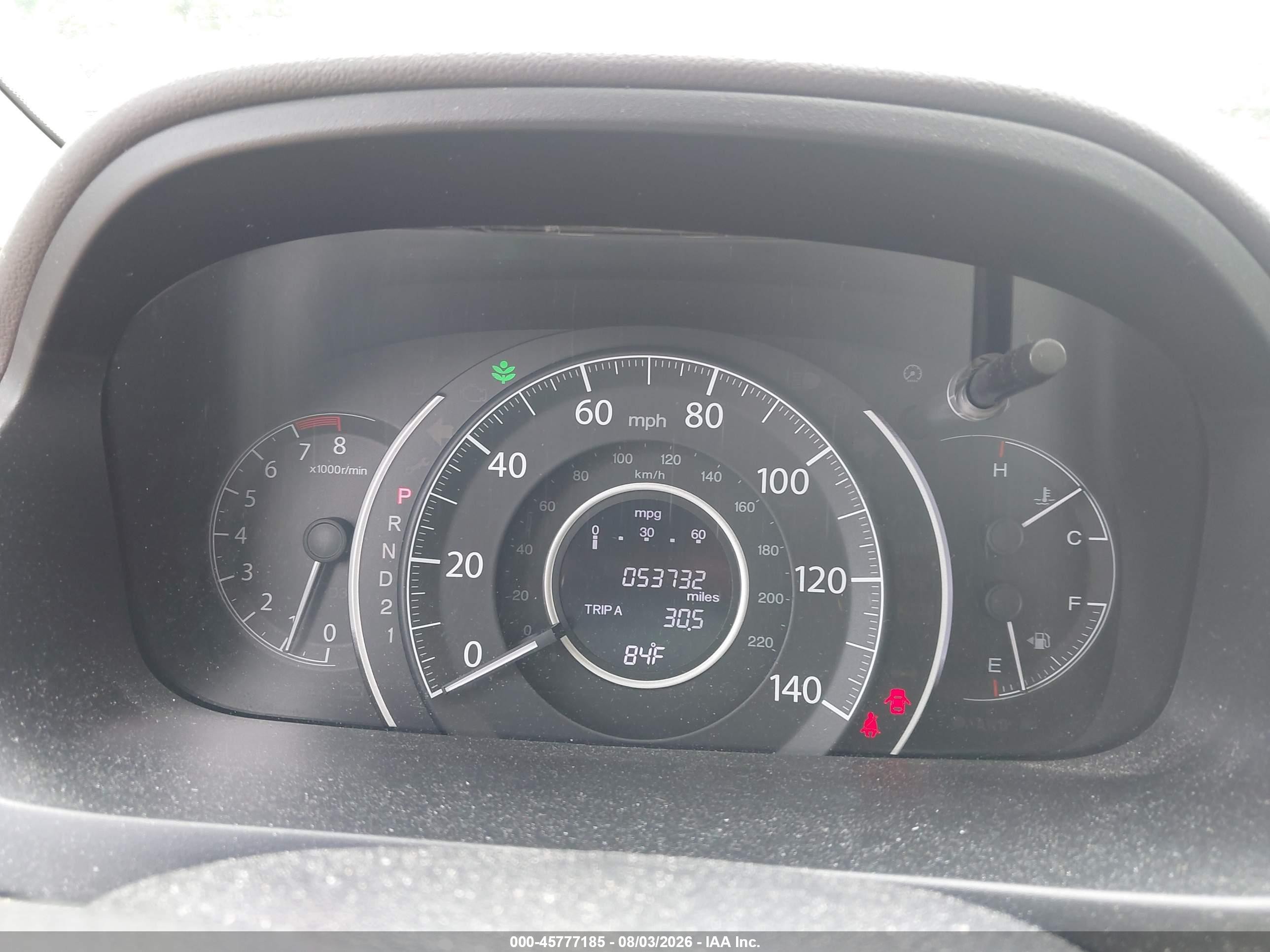 2012 Honda Cr-v Ex-l White vin: 5J6RM4H77CL057345
