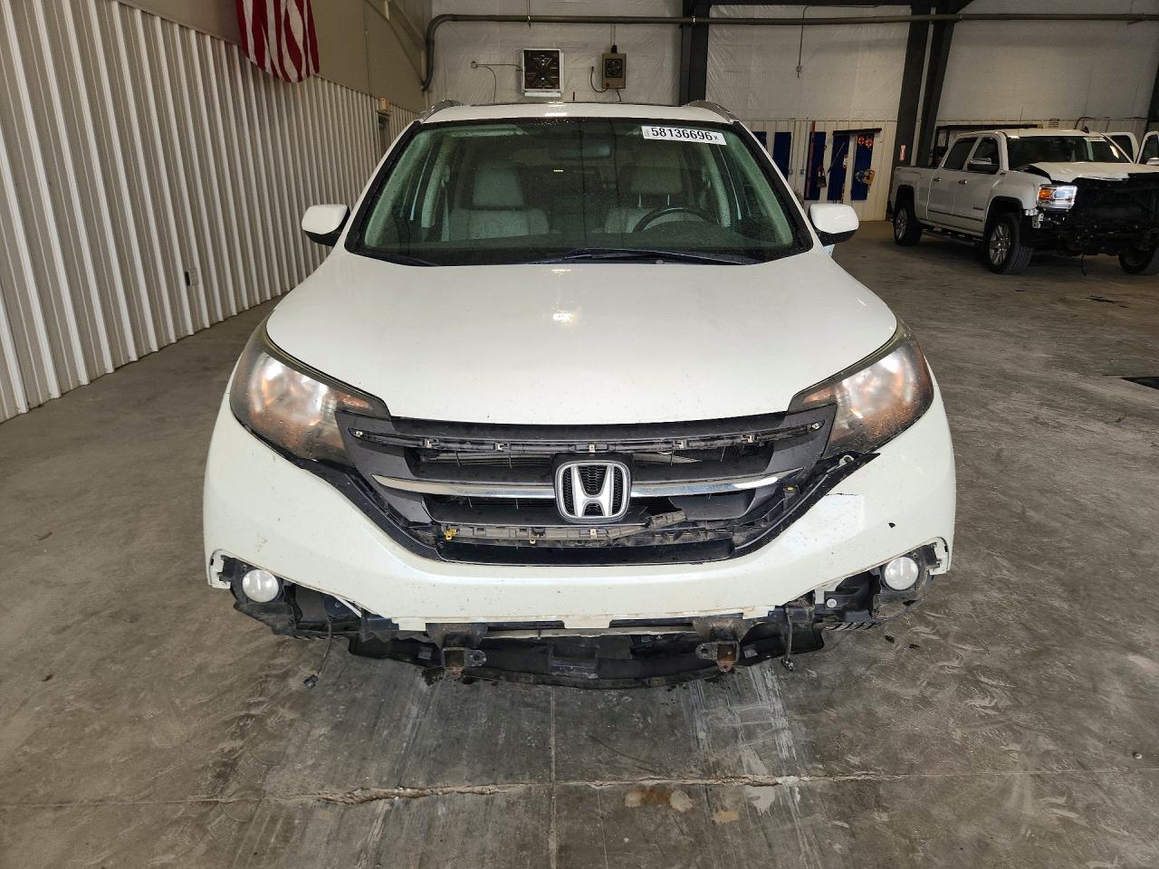 2012 Honda Cr-v Exl Белый vin: 5J6RM4H77CL070550