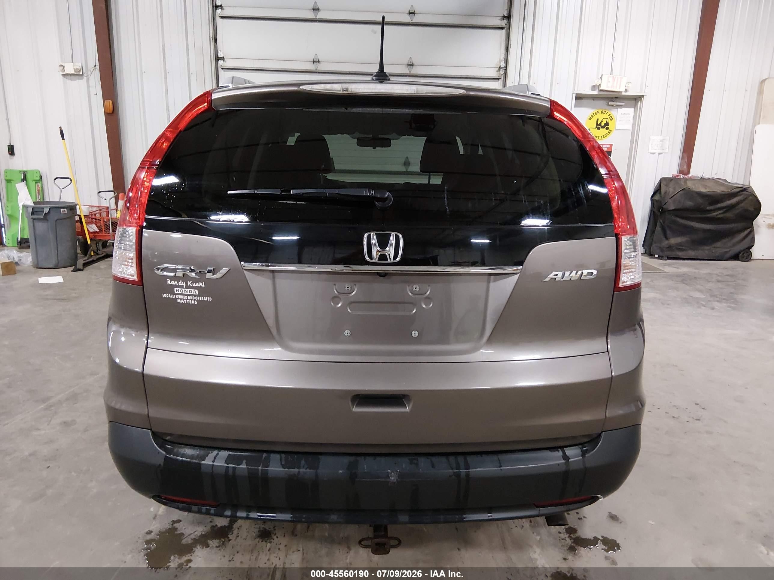 2012 Honda Cr-v Ex-l Gray vin: 5J6RM4H77CL071858