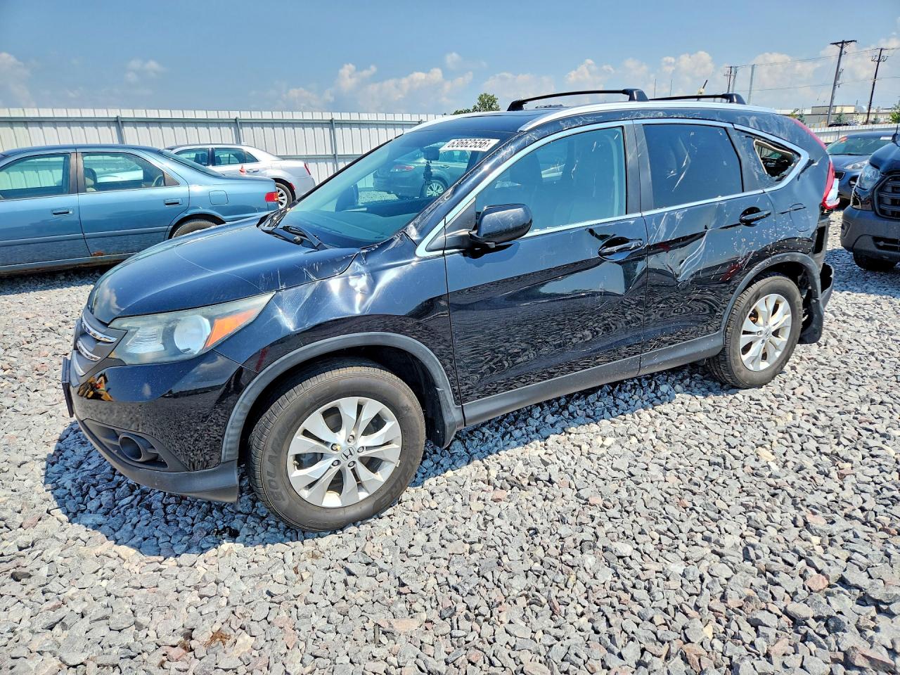2013 Honda Cr-v Exl Black vin: 5J6RM4H77DL000693