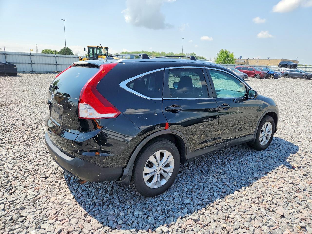 2013 Honda Cr-v Exl Black vin: 5J6RM4H77DL000693