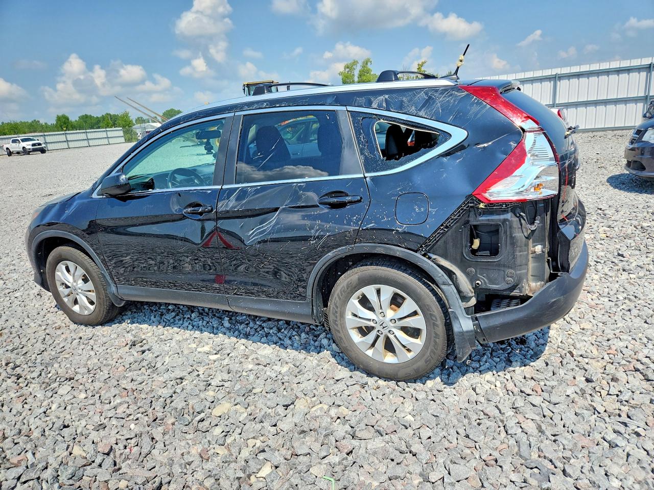 2013 Honda Cr-v Exl Black vin: 5J6RM4H77DL000693