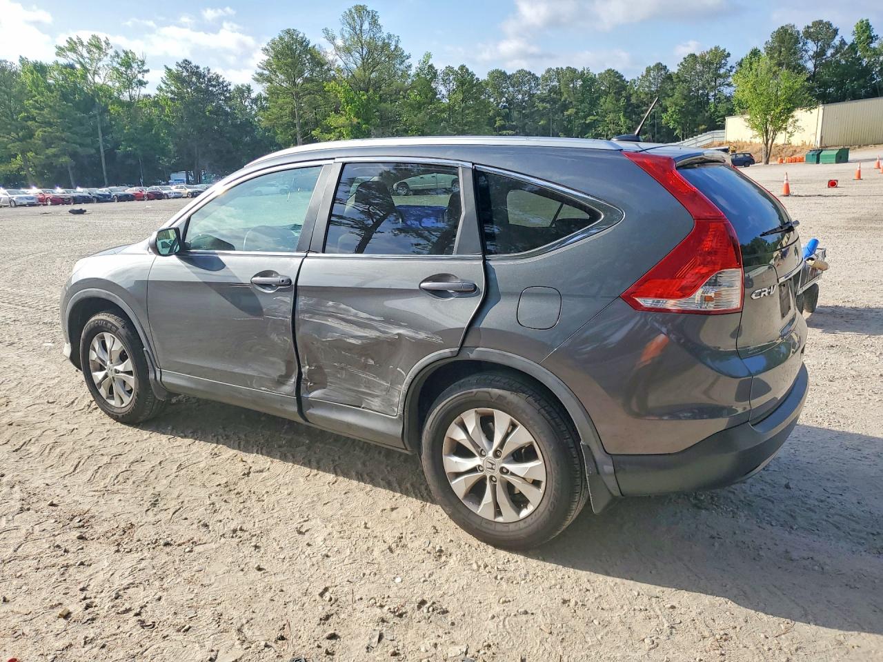 2013 Honda Cr-v Exl Gray vin: 5J6RM4H77DL002430