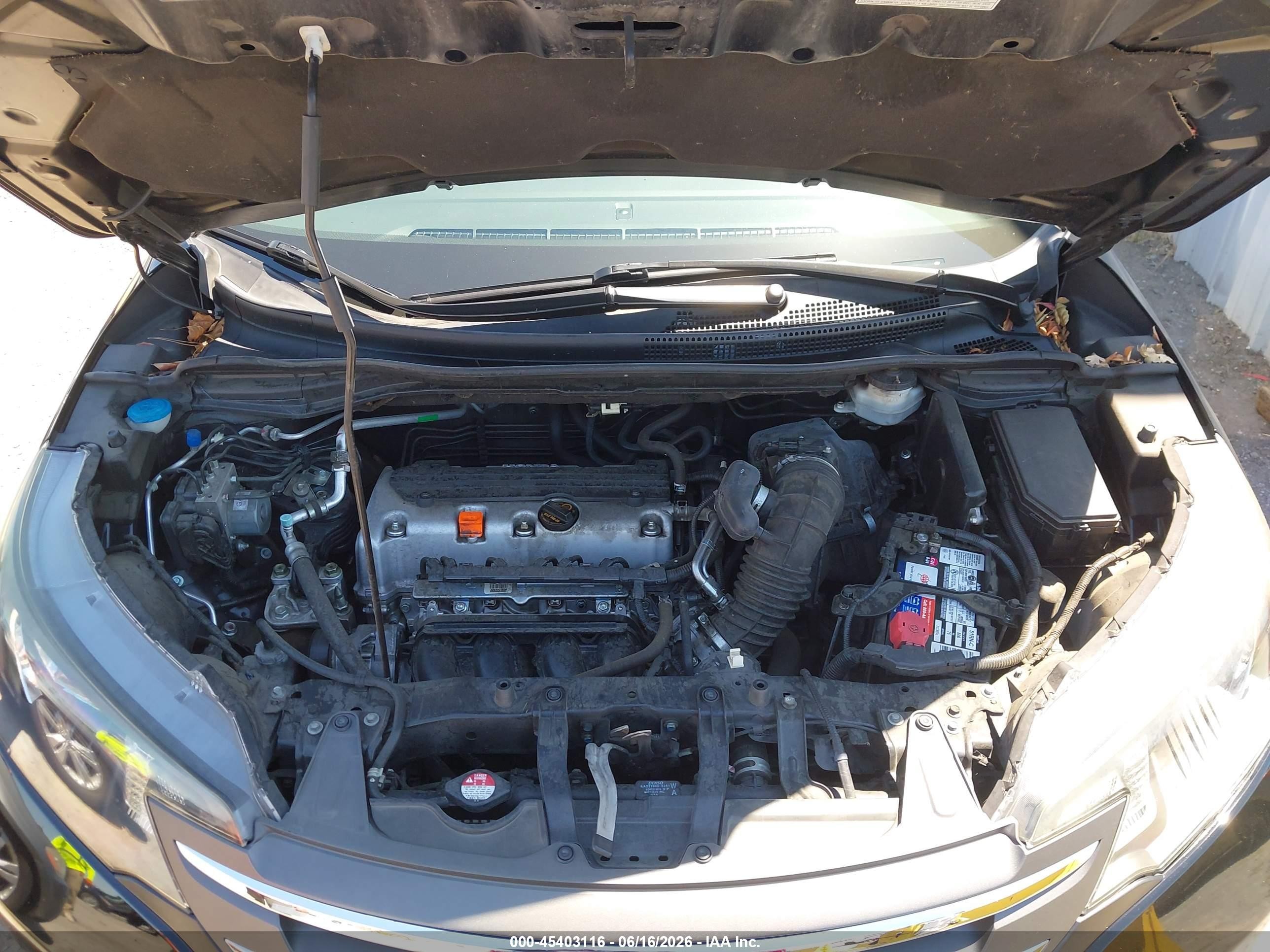 2013 Honda Cr-v Ex-l Black vin: 5J6RM4H77DL006154