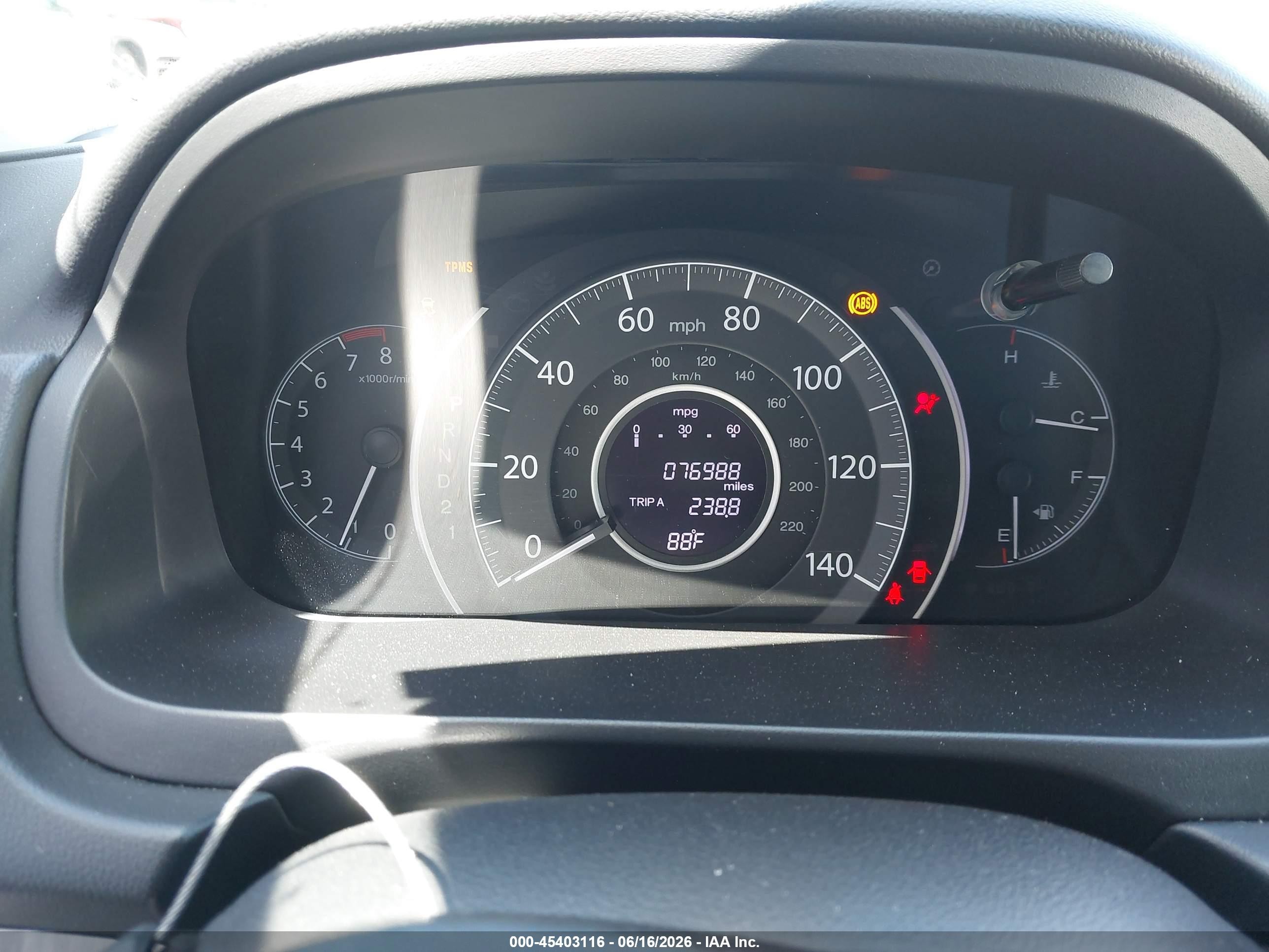 2013 Honda Cr-v Ex-l Black vin: 5J6RM4H77DL006154