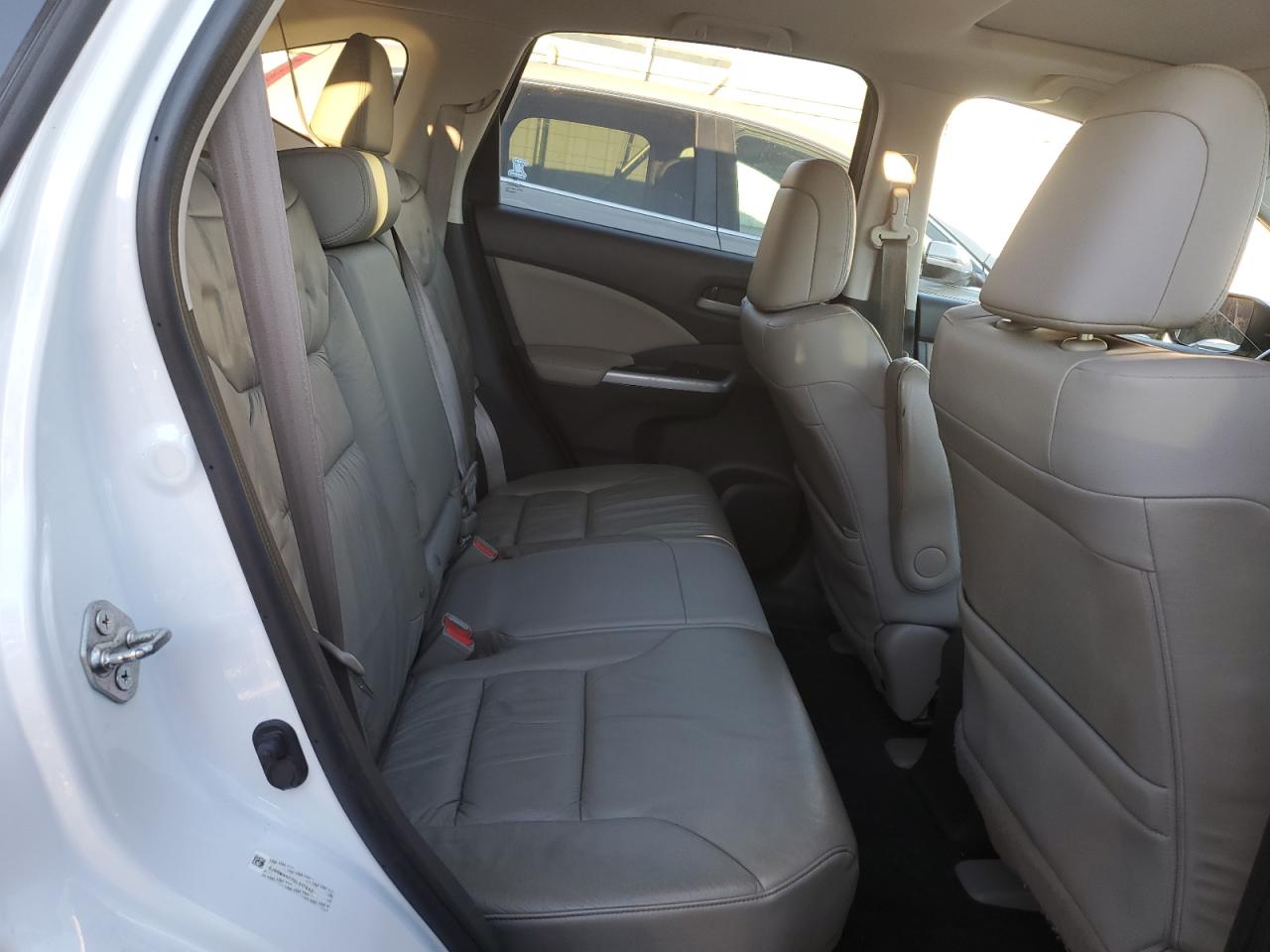 2013 Honda Cr-v Exl White vin: 5J6RM4H77DL017042