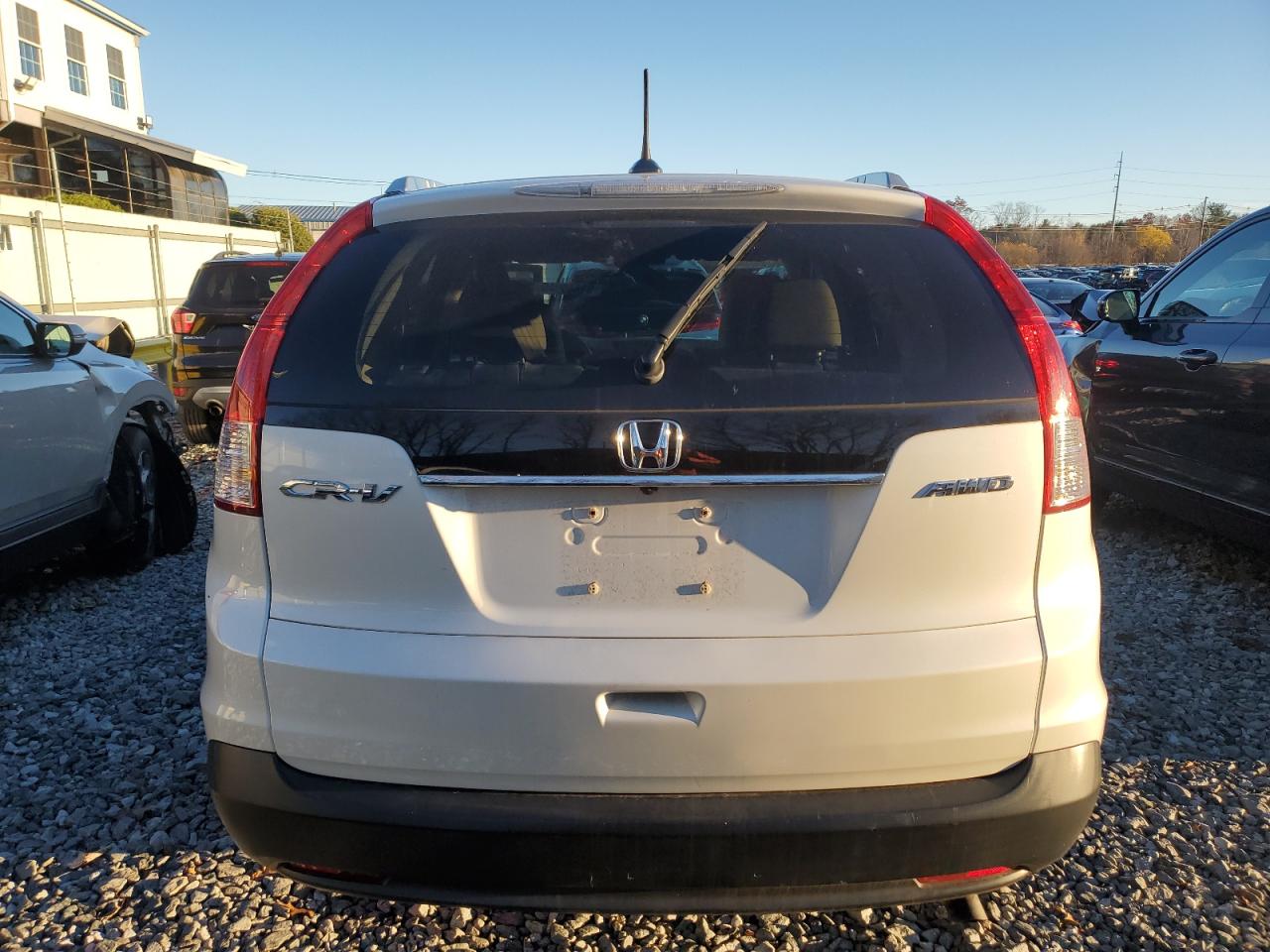 2013 Honda Cr-v Exl White vin: 5J6RM4H77DL017042