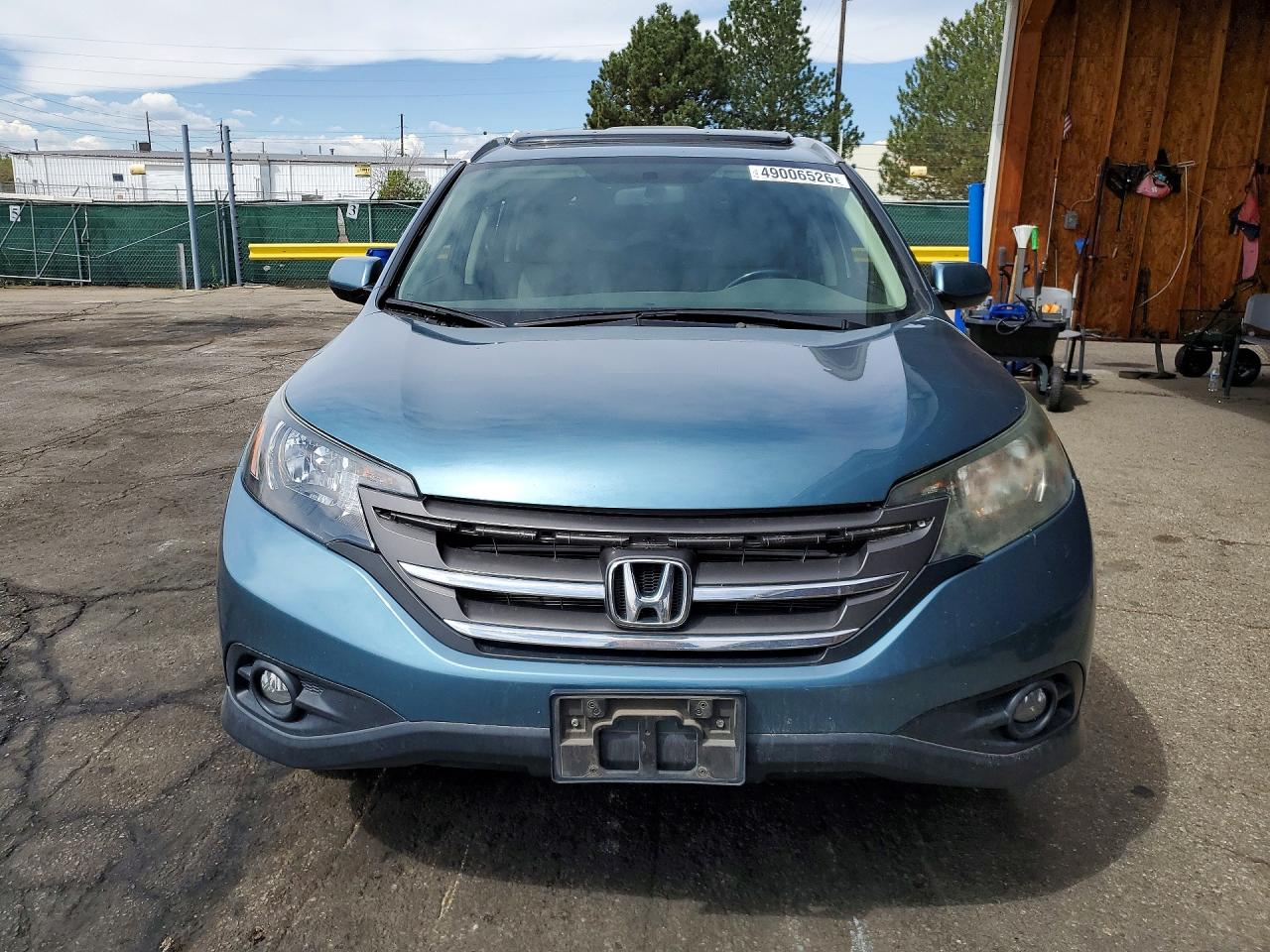 2013 Honda Cr-v Exl Blue vin: 5J6RM4H77DL019972