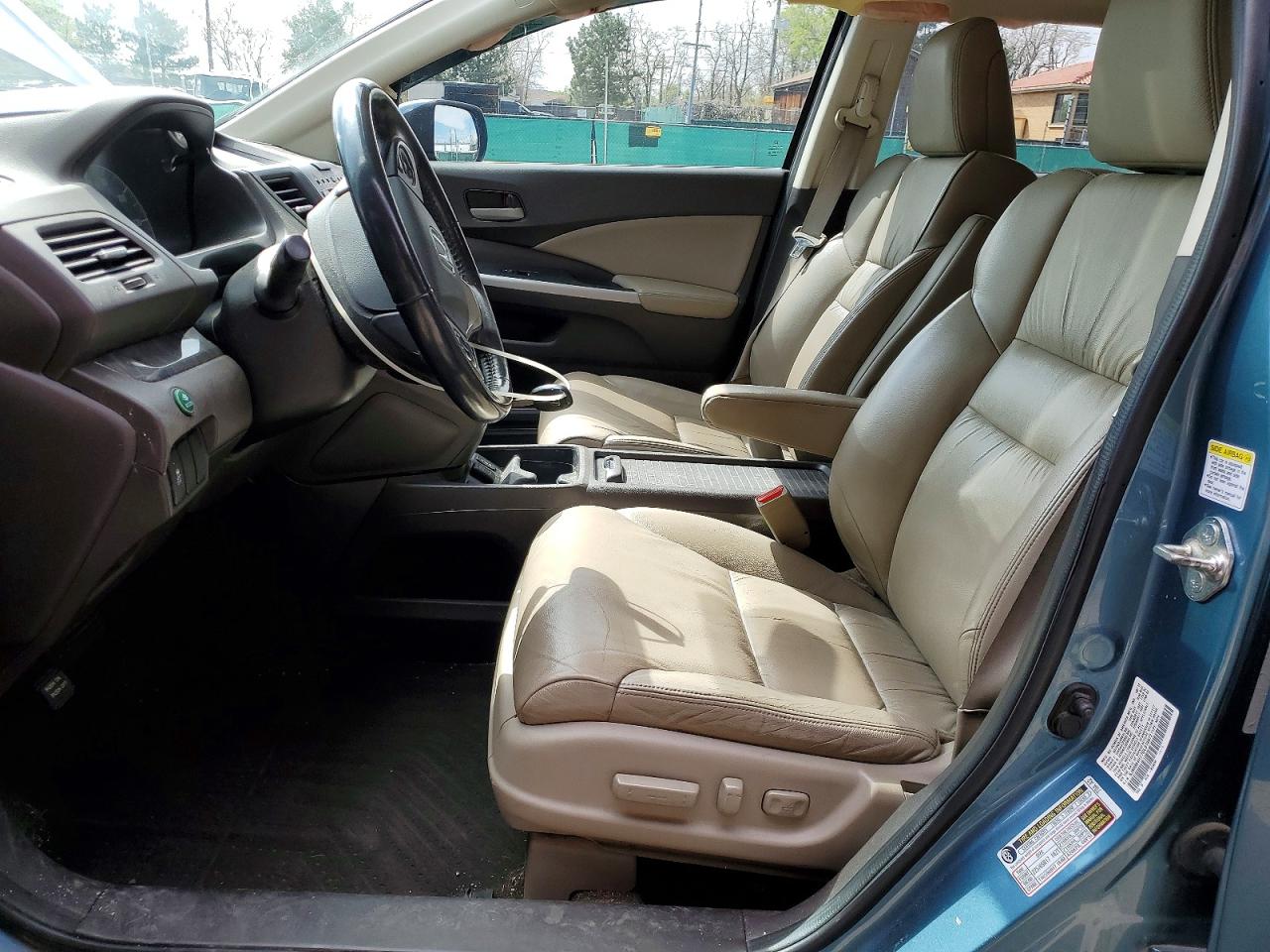 2013 Honda Cr-v Exl Blue vin: 5J6RM4H77DL019972