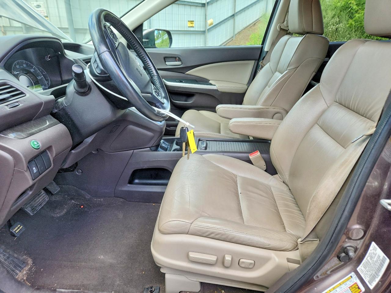 2013 Honda Cr-v Exl Tan vin: 5J6RM4H77DL023715