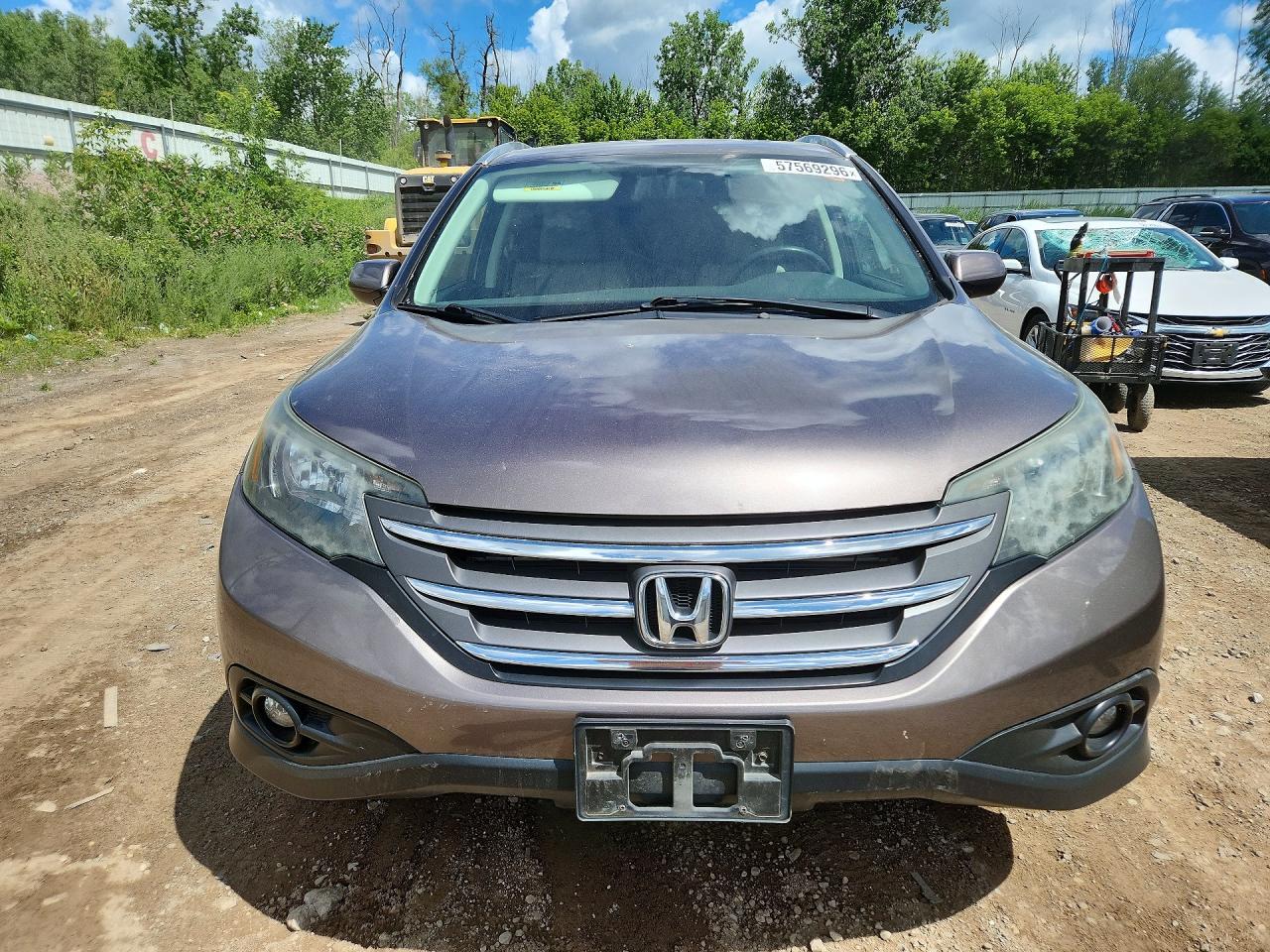 2013 Honda Cr-v Exl Tan vin: 5J6RM4H77DL023715