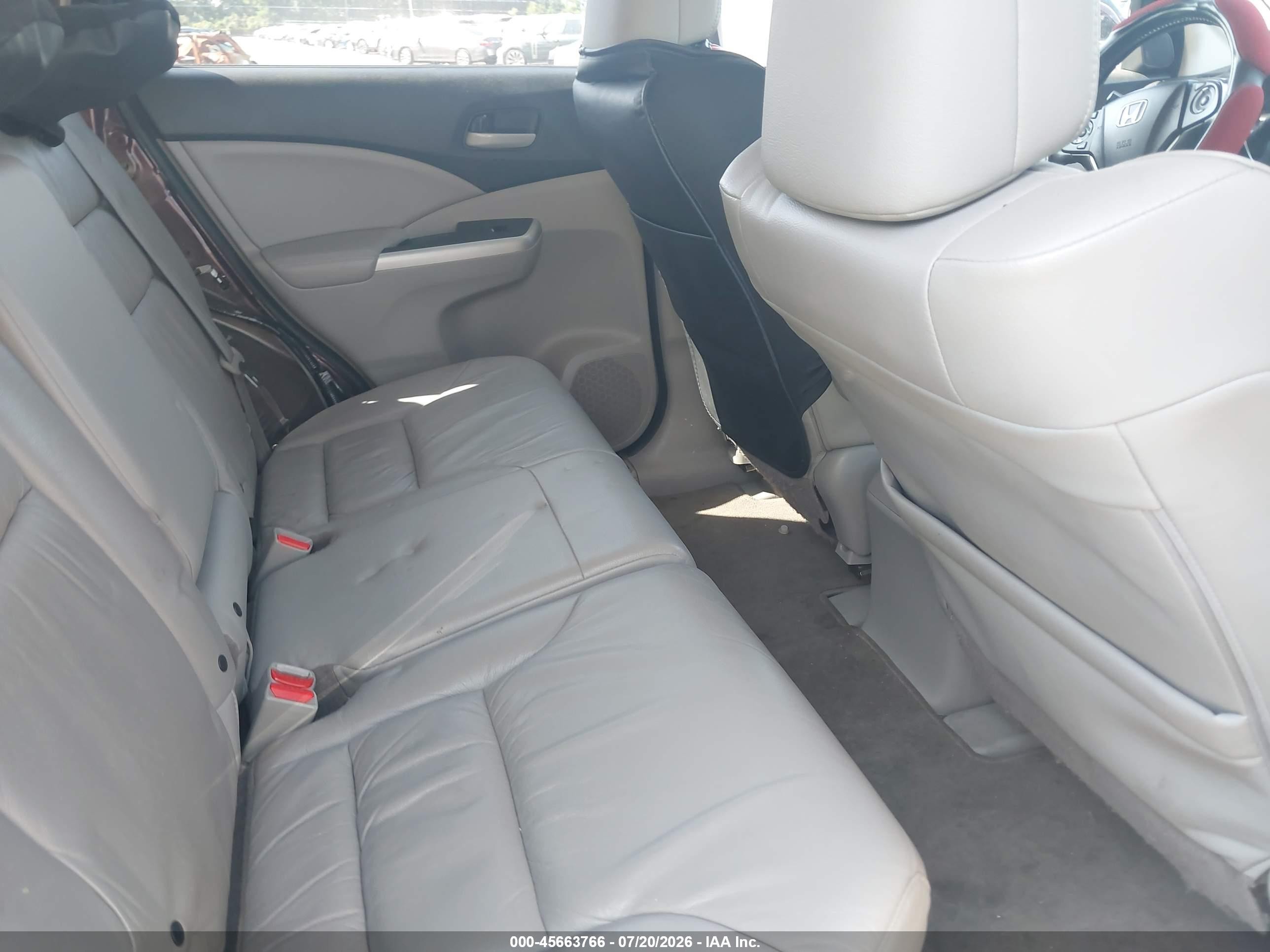 2013 Honda Cr-v Ex-l Maroon vin: 5J6RM4H77DL026310