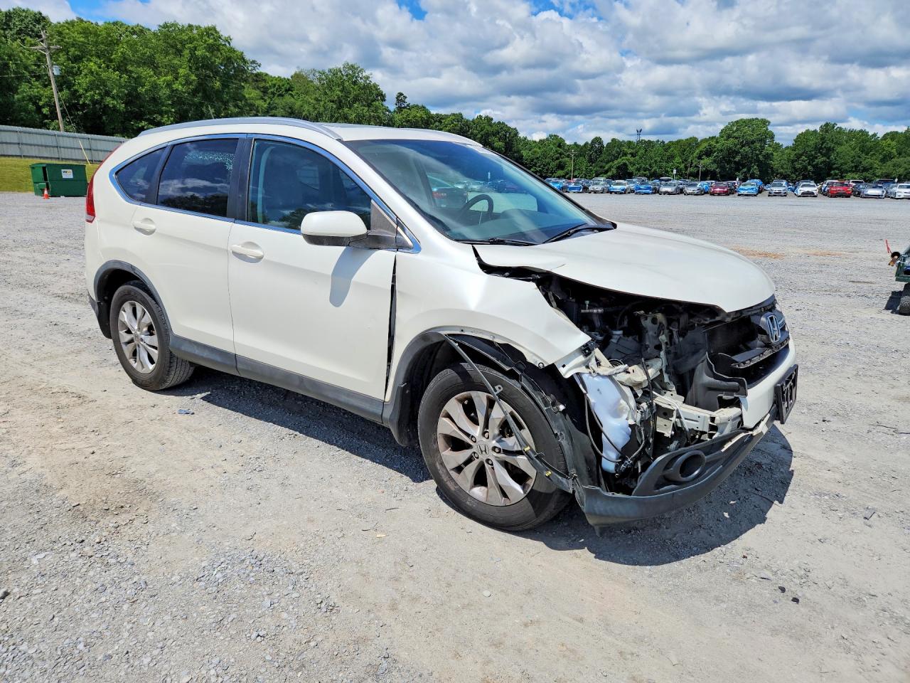 2013 Honda Cr-v Exl Белый vin: 5J6RM4H77DL027540