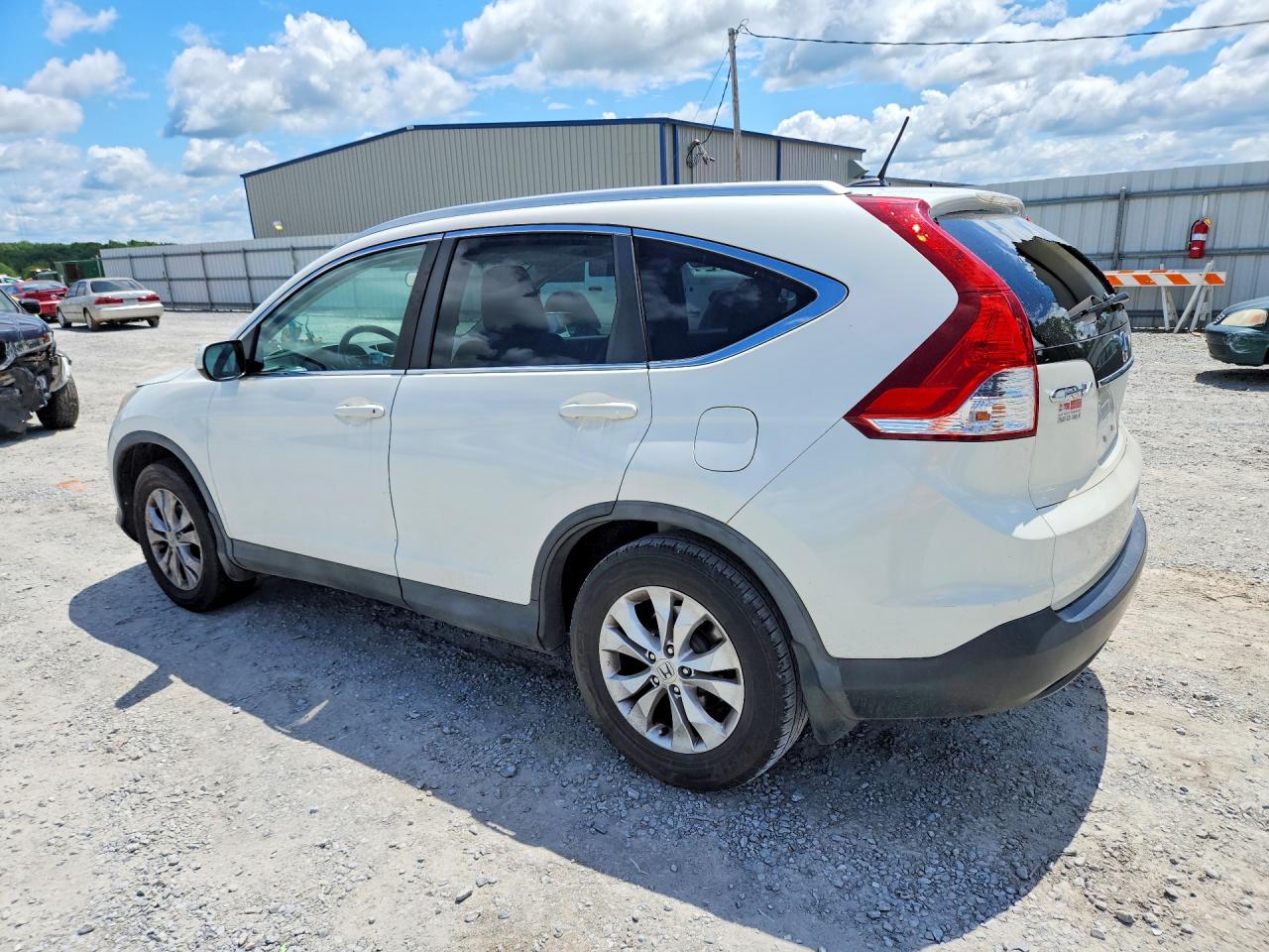 2013 Honda Cr-v Exl Белый vin: 5J6RM4H77DL027540
