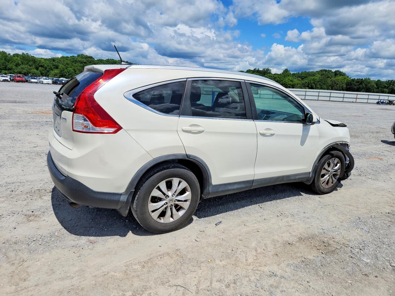 2013 Honda Cr-v Exl Белый vin: 5J6RM4H77DL027540