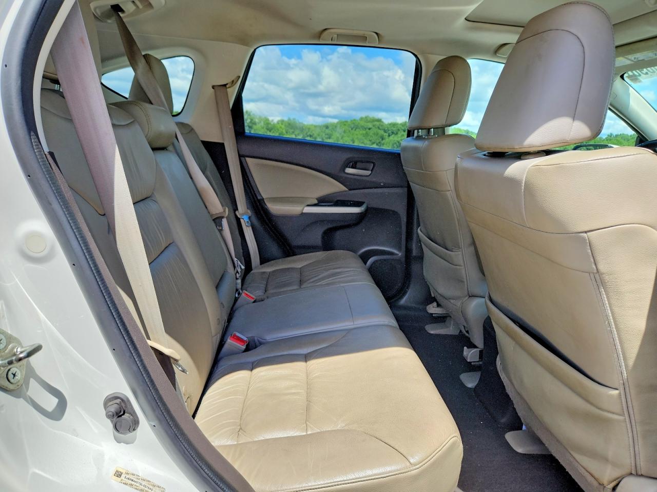 2013 Honda Cr-v Exl Белый vin: 5J6RM4H77DL027540