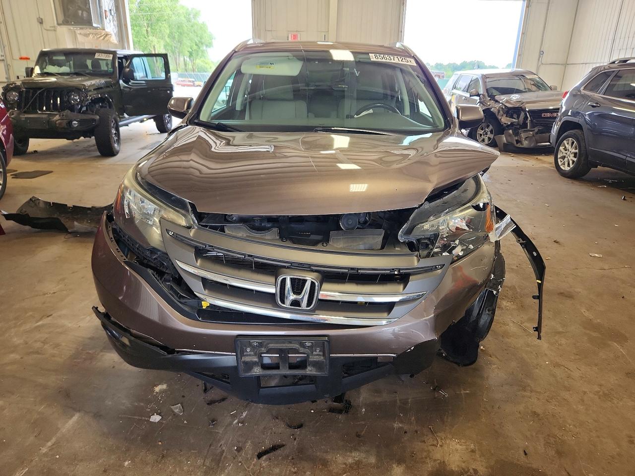 2013 Honda Cr-v Exl Brown vin: 5J6RM4H77DL035069