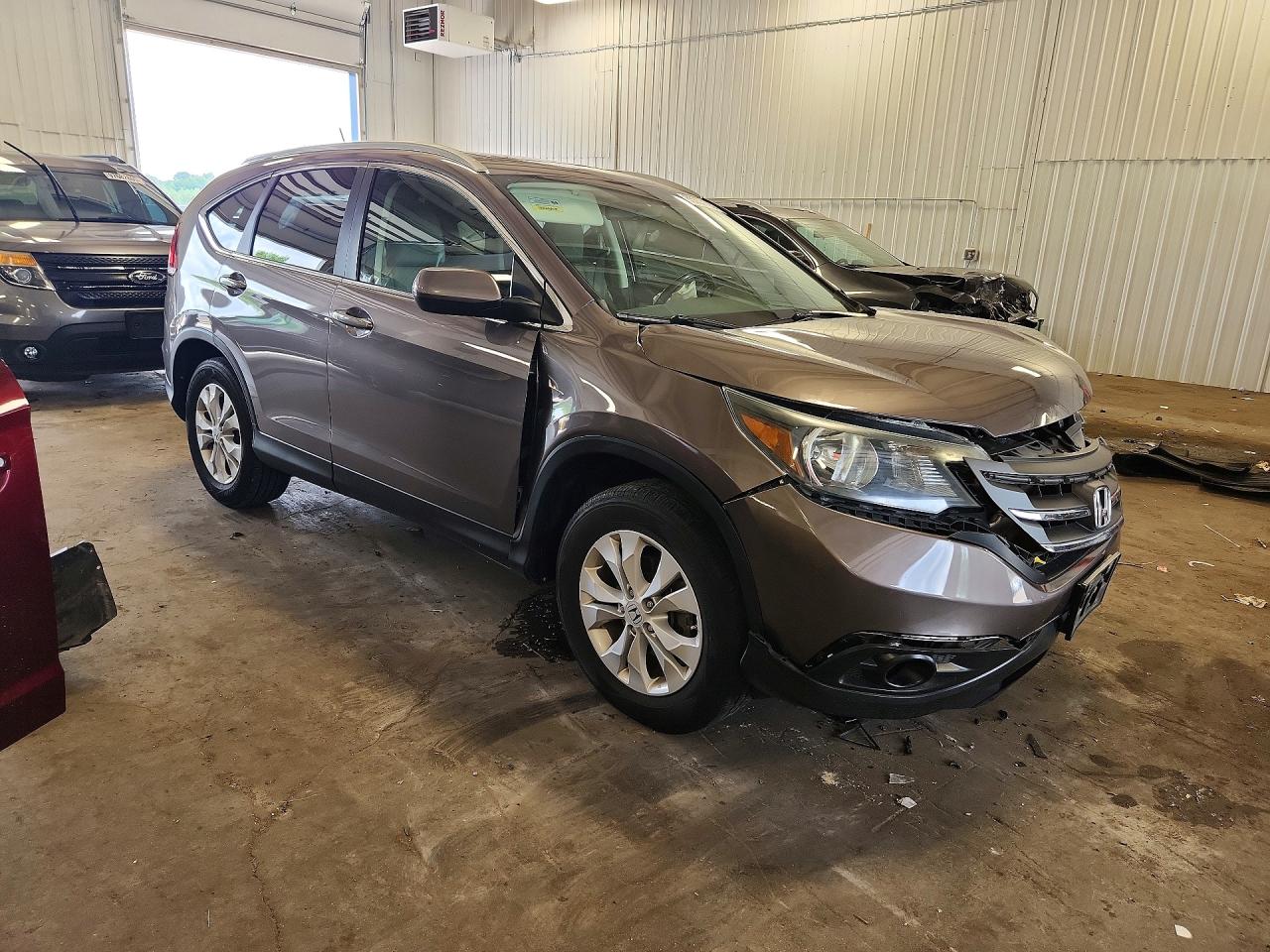 2013 Honda Cr-v Exl Brown vin: 5J6RM4H77DL035069