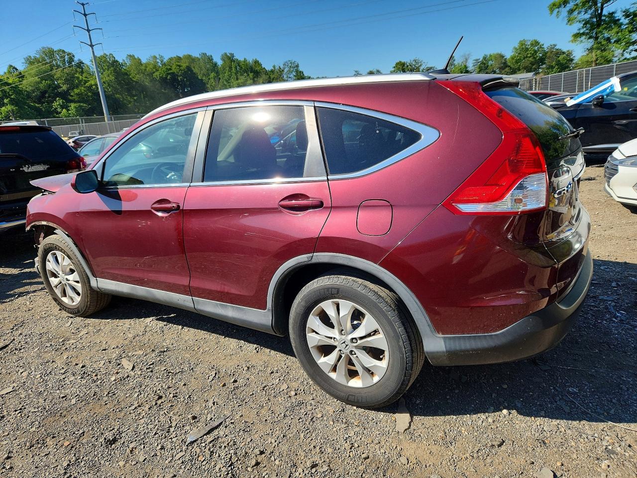 2013 Honda Cr -v Burgundy vin: 5J6RM4H77DL040790