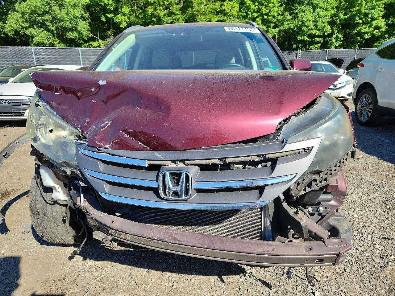 2013 Honda Cr -v Burgundy vin: 5J6RM4H77DL040790