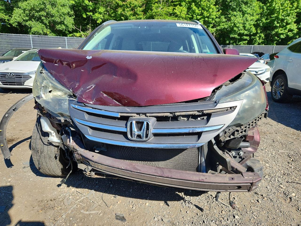 2013 Honda Cr -v Burgundy vin: 5J6RM4H77DL040790