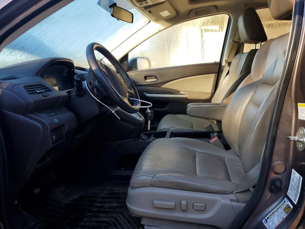 2013 Honda Cr-v Exl Beige vin: 5J6RM4H77DL042040