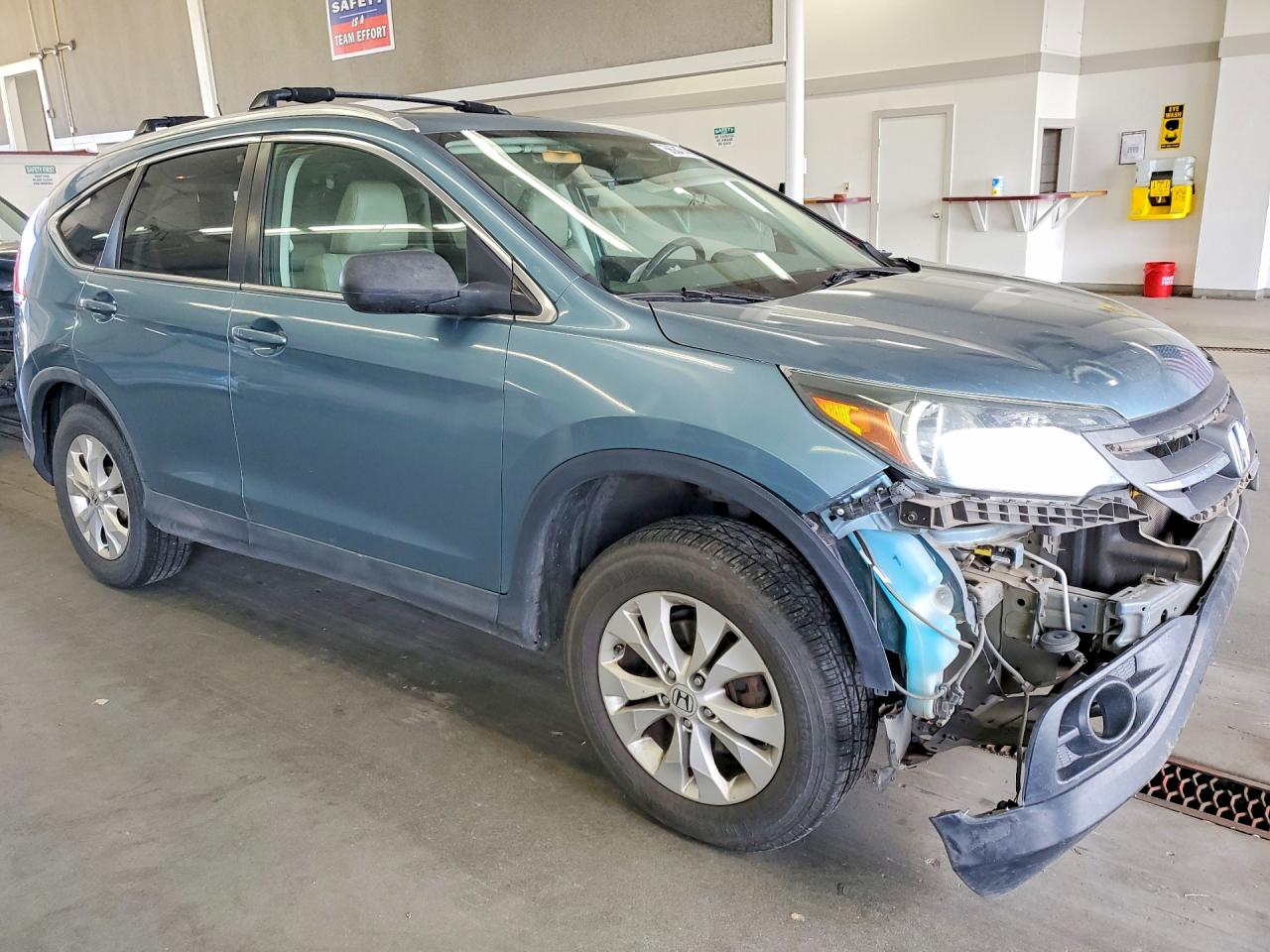 2013 Honda Cr-v Exl Blue vin: 5J6RM4H77DL045598