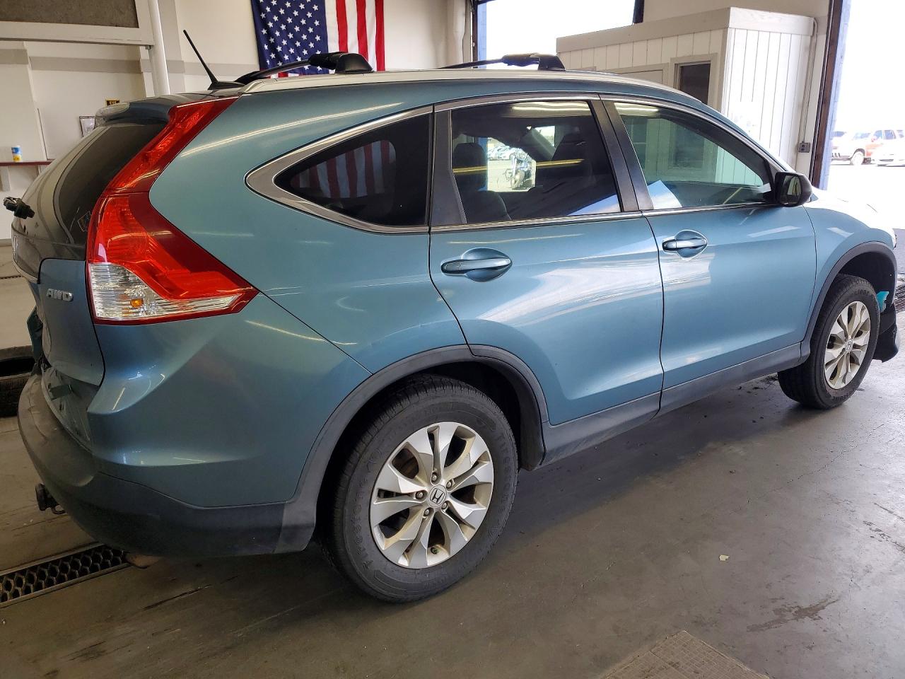 2013 Honda Cr-v Exl Blue vin: 5J6RM4H77DL045598