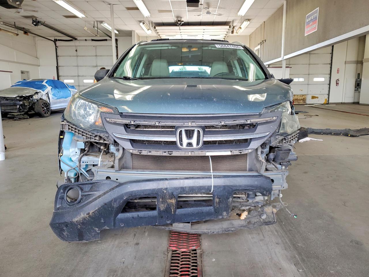 2013 Honda Cr-v Exl Blue vin: 5J6RM4H77DL045598