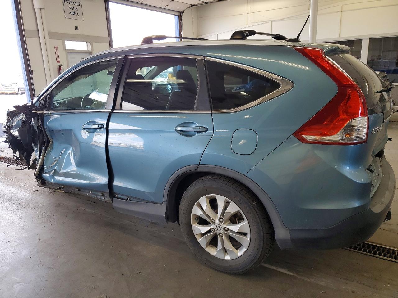 2013 Honda Cr-v Exl Blue vin: 5J6RM4H77DL045598