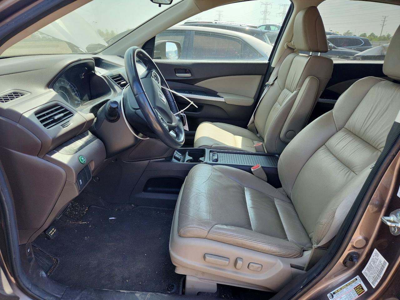 2013 Honda Cr-v Exl Tan vin: 5J6RM4H77DL050347