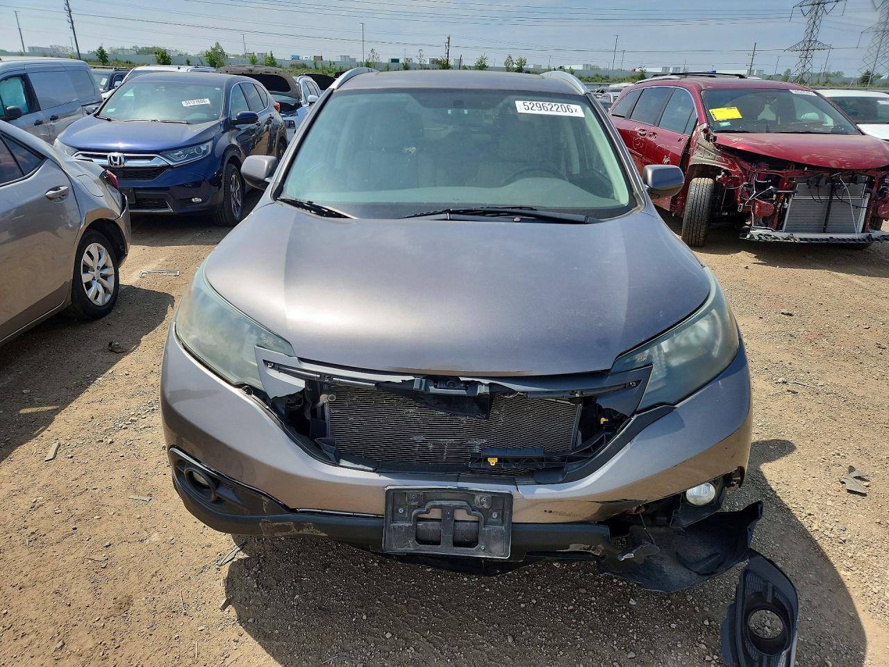 2013 Honda Cr-v Exl Tan vin: 5J6RM4H77DL050347