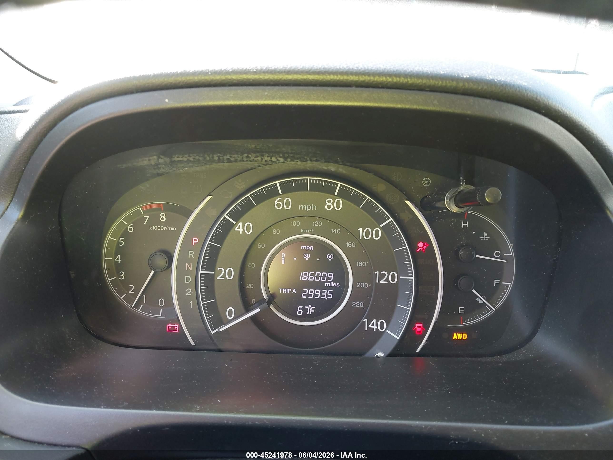 2013 Honda Cr-v Ex-l Brown vin: 5J6RM4H77DL063289