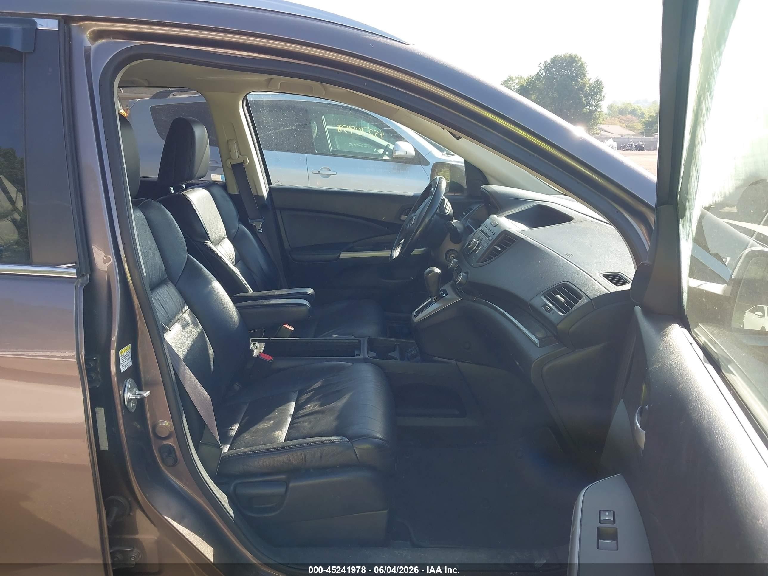 2013 Honda Cr-v Ex-l Brown vin: 5J6RM4H77DL063289