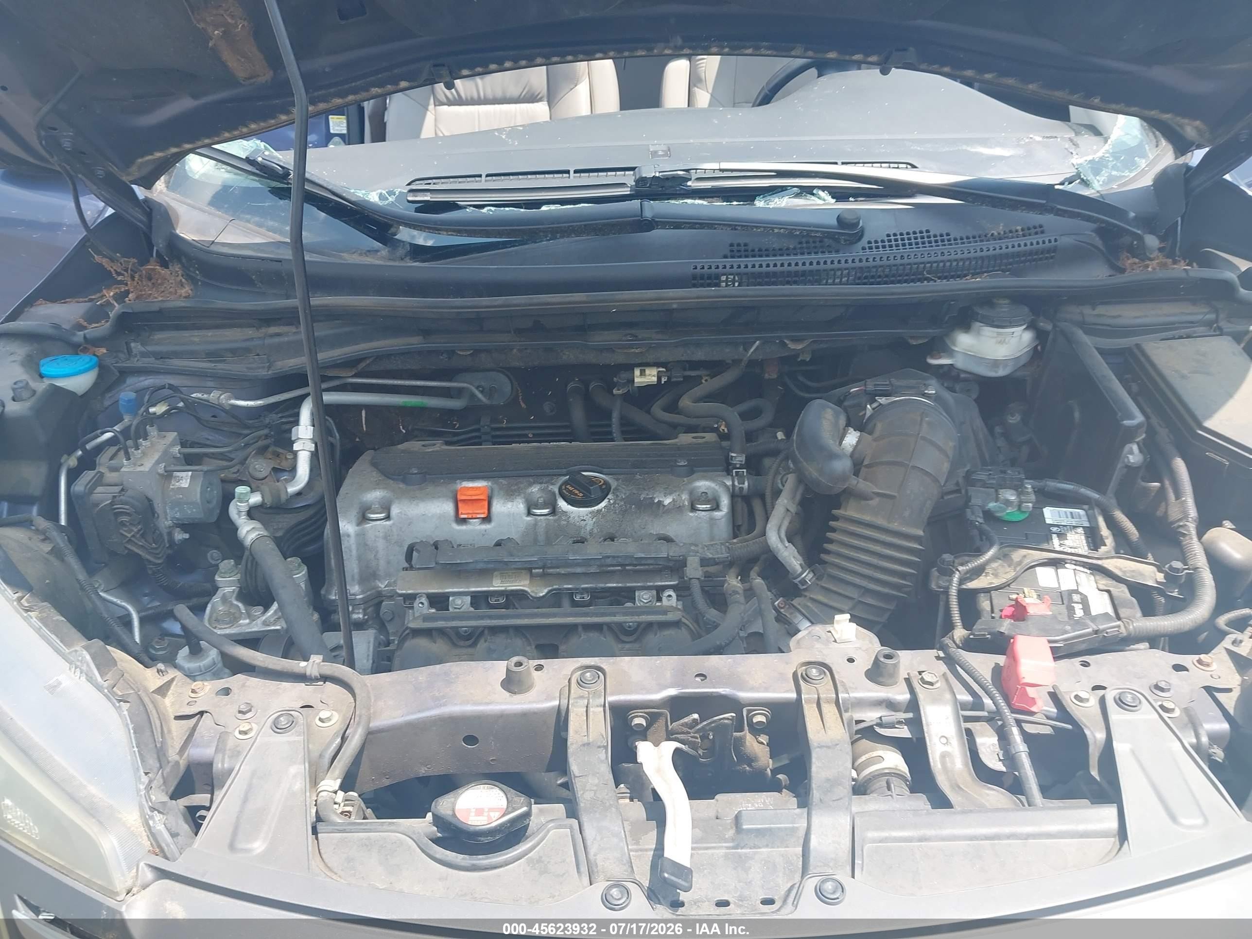 2013 Honda Cr-v Ex-l Blue vin: 5J6RM4H77DL063583