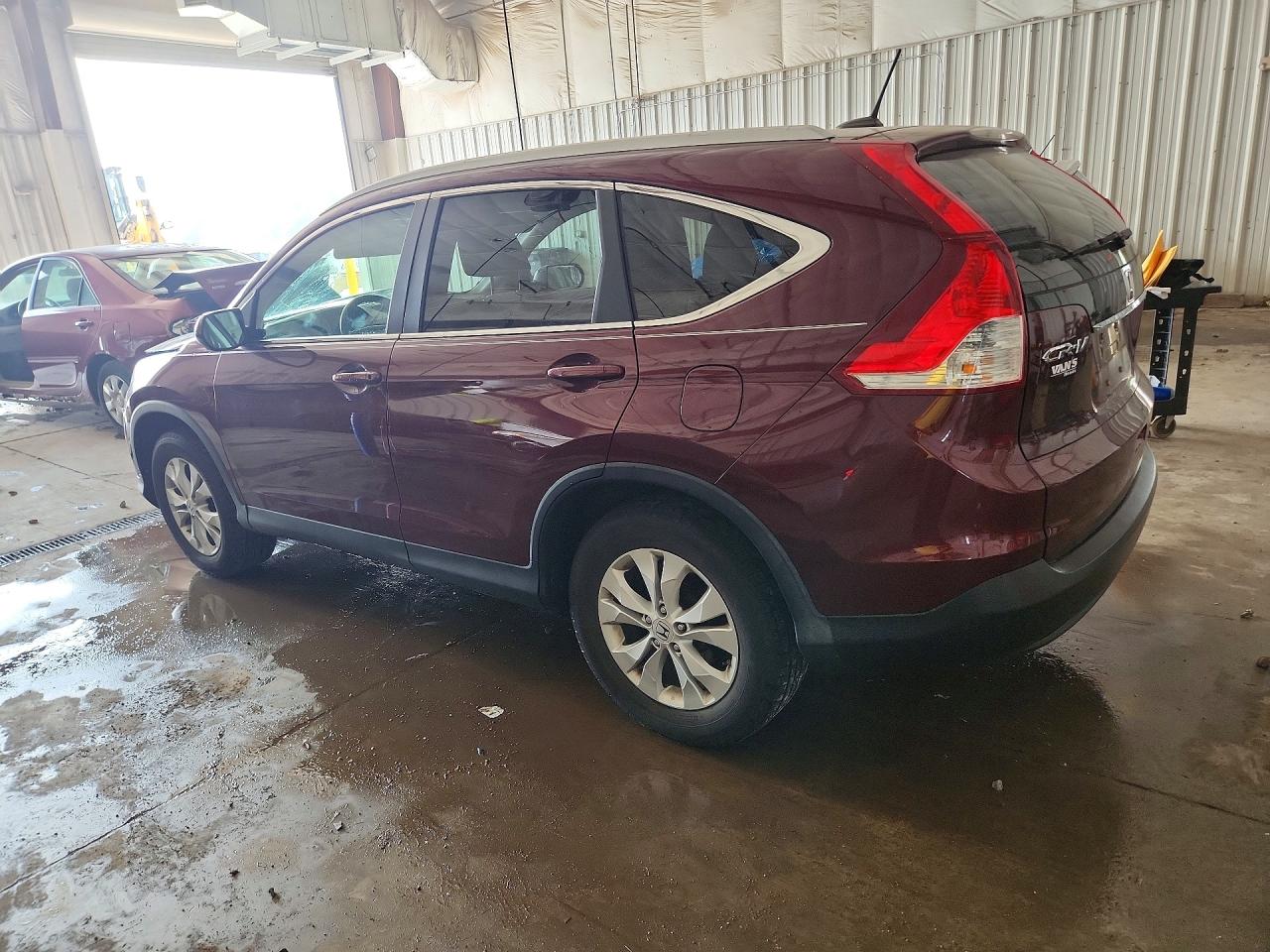 2013 Honda Cr-v Exl Maroon vin: 5J6RM4H77DL074406