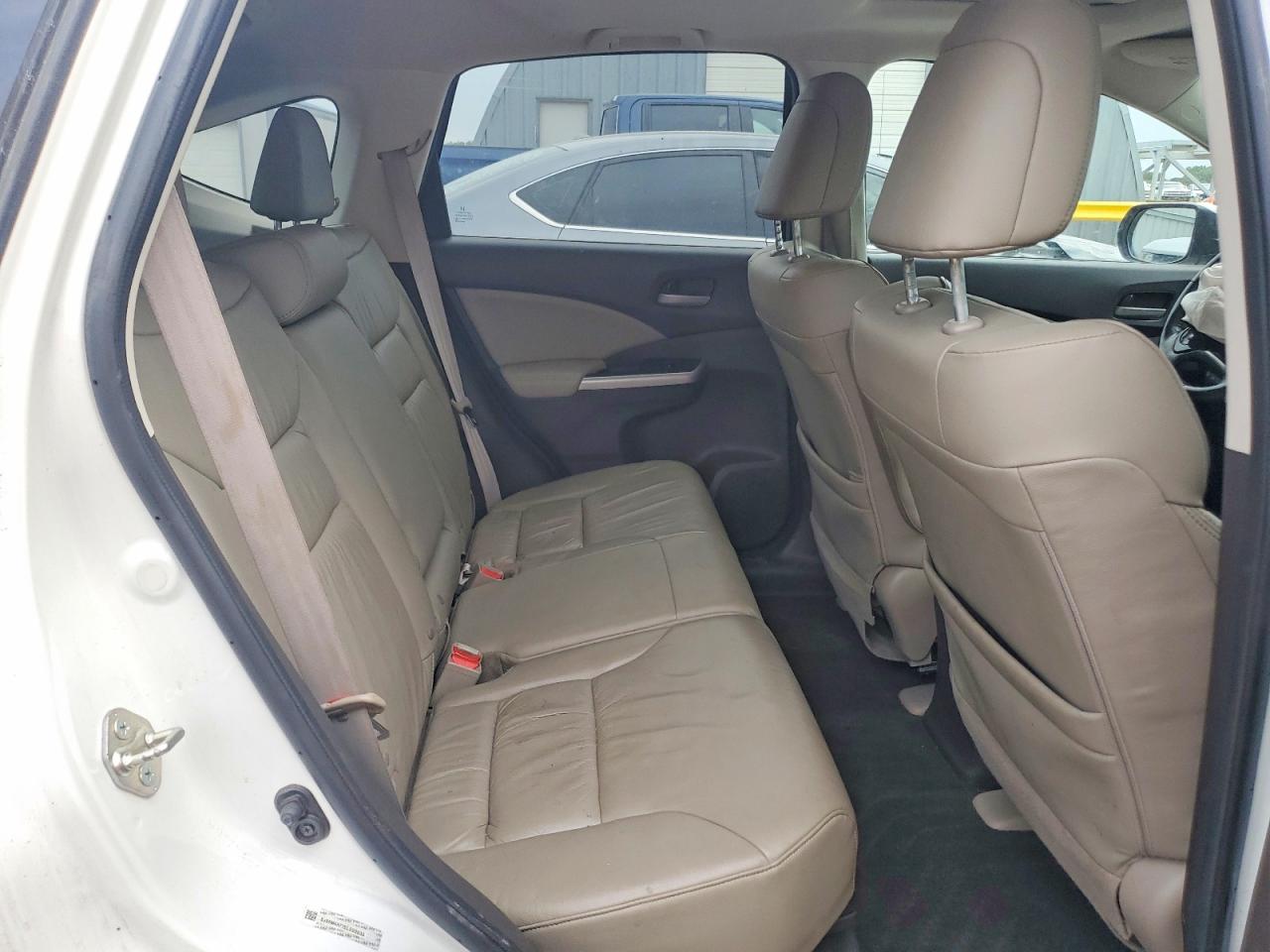 2014 Honda Cr-v Exl White vin: 5J6RM4H77EL000033