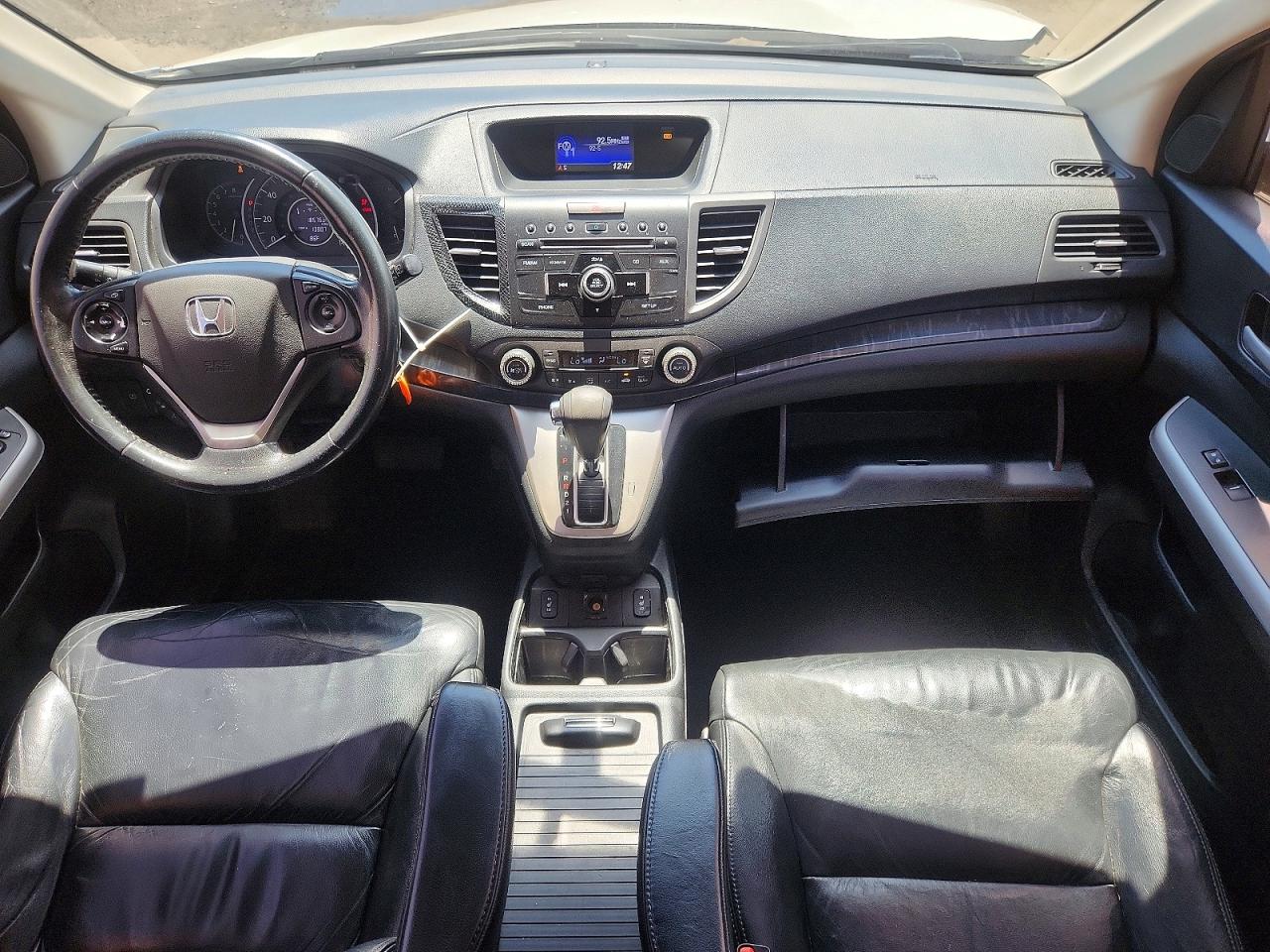 2014 Honda Cr-v Exl White vin: 5J6RM4H77EL012571