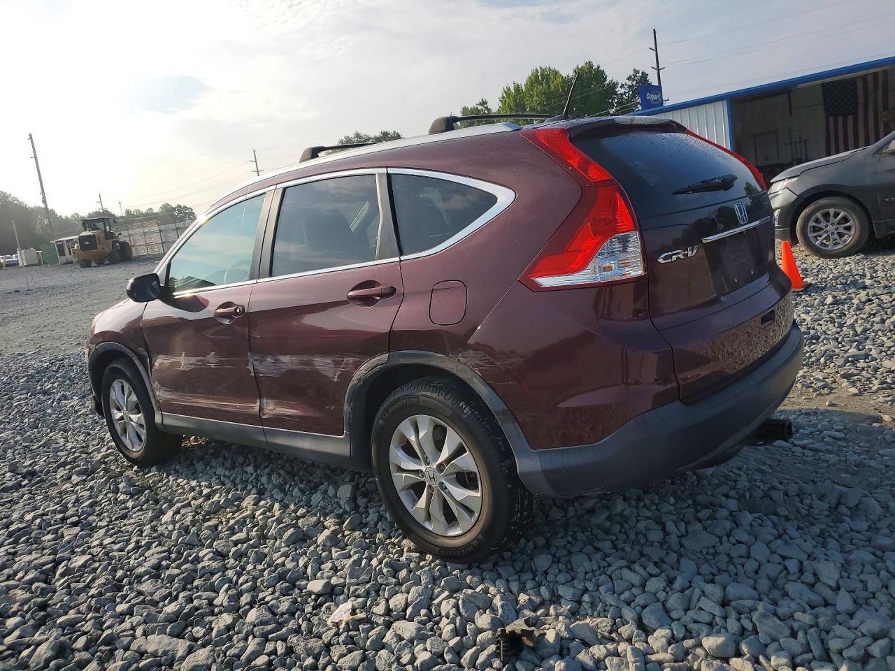 2014 Honda Cr-v Exl Burgundy vin: 5J6RM4H77EL021352