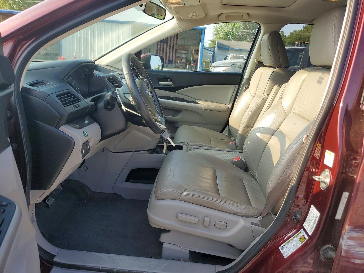 2014 Honda Cr-v Exl Burgundy vin: 5J6RM4H77EL021352