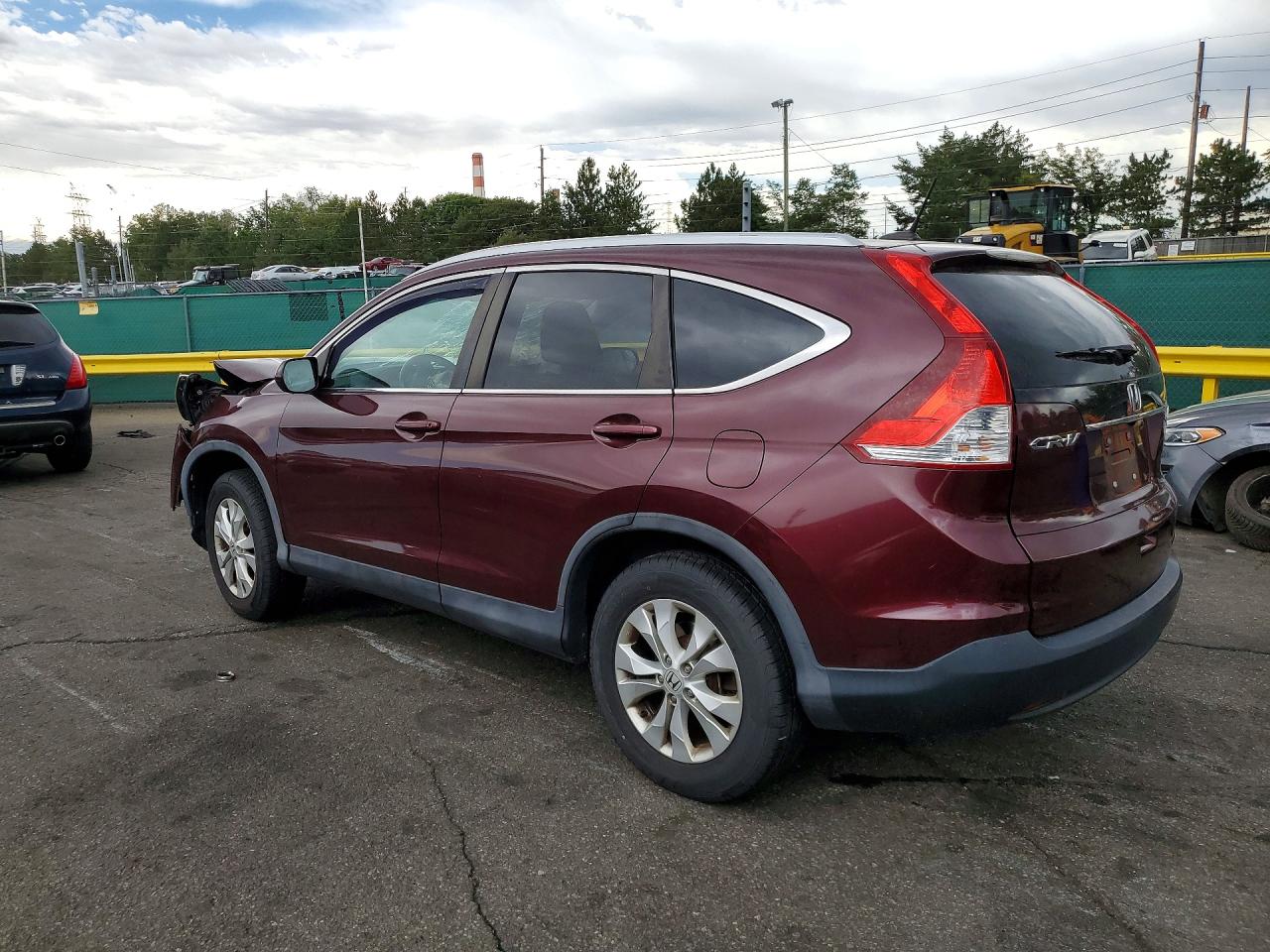 2014 Honda Cr-v Exl Burgundy vin: 5J6RM4H77EL028463