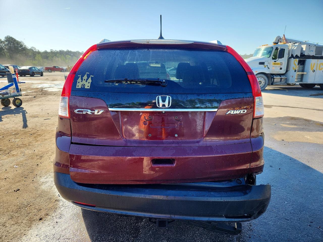 2014 Honda Cr-v Exl Бордовый vin: 5J6RM4H77EL038314