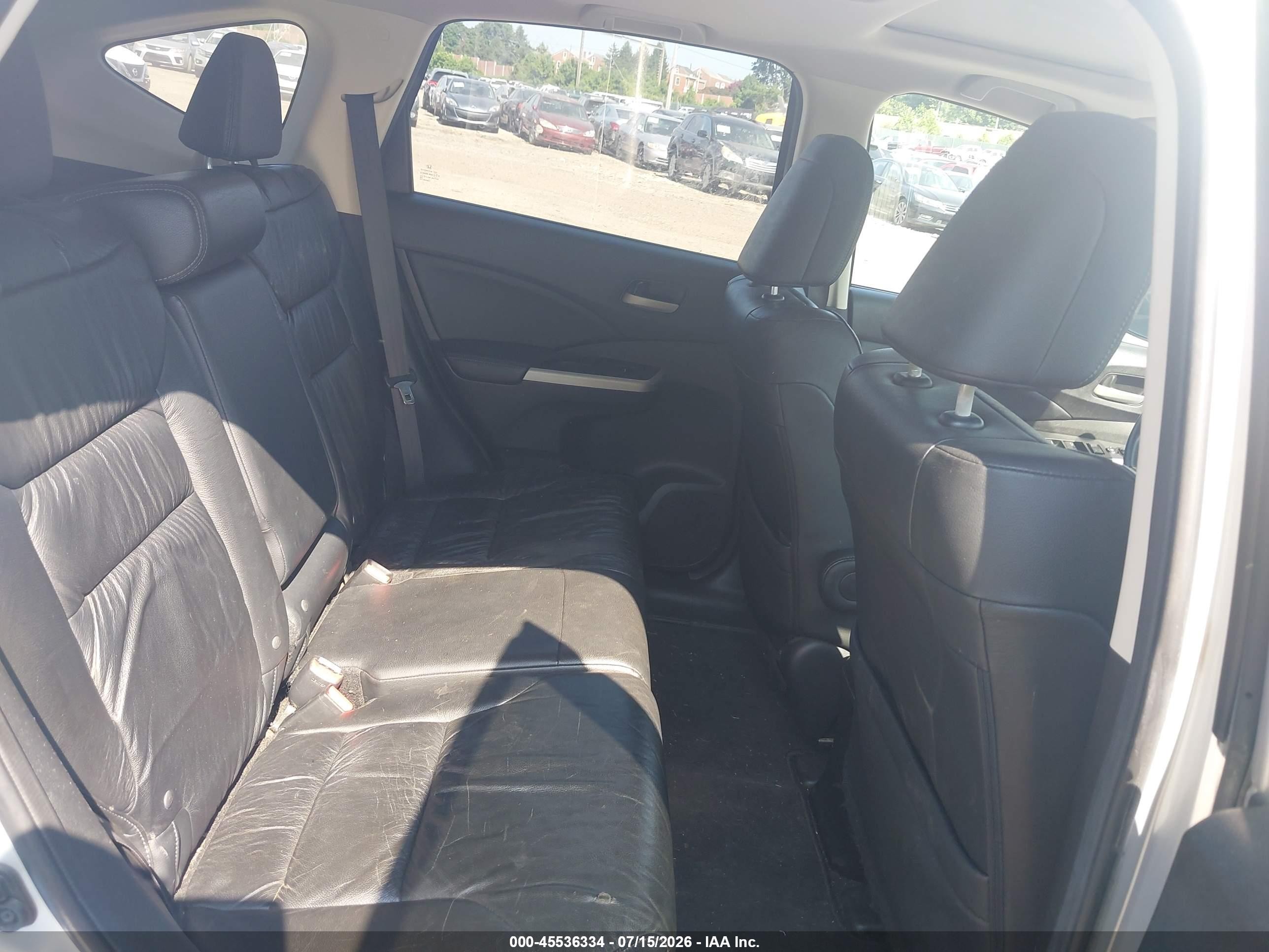 2014 Honda Cr-v Ex-l Silver vin: 5J6RM4H77EL055551