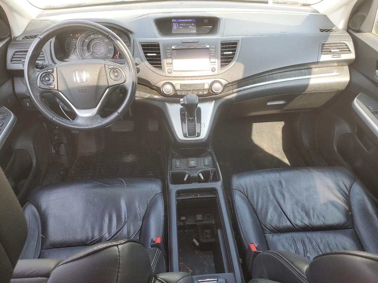 2014 Honda Cr-v Exl White vin: 5J6RM4H77EL055646