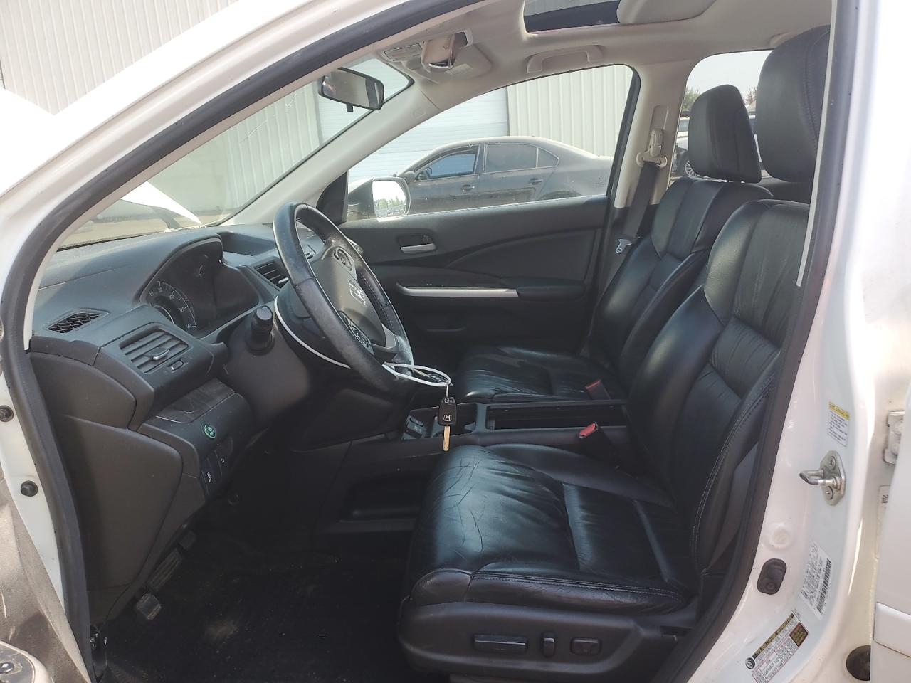 2014 Honda Cr-v Exl White vin: 5J6RM4H77EL055646