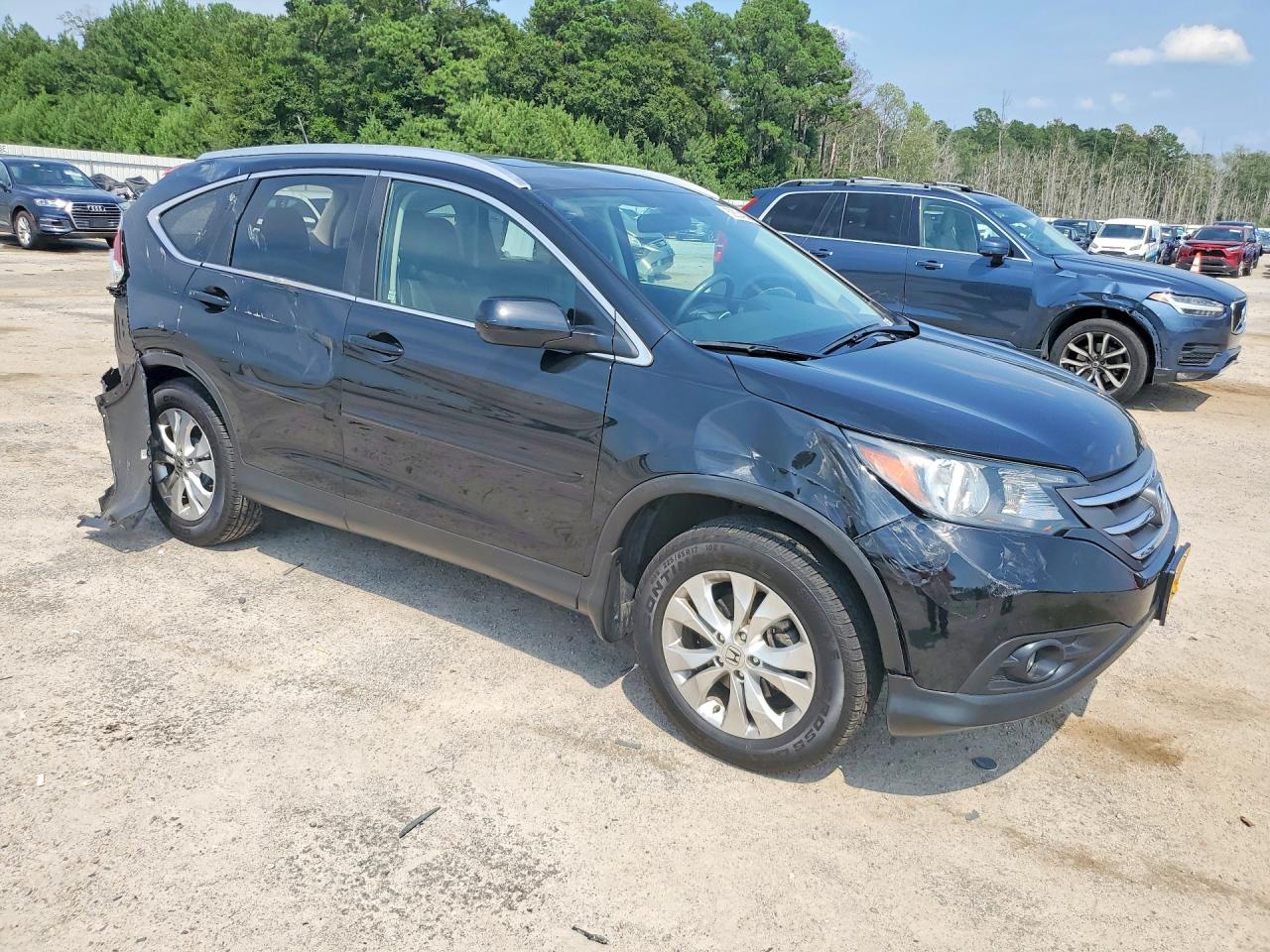 2014 Honda Cr-v Exl Black vin: 5J6RM4H77EL070504