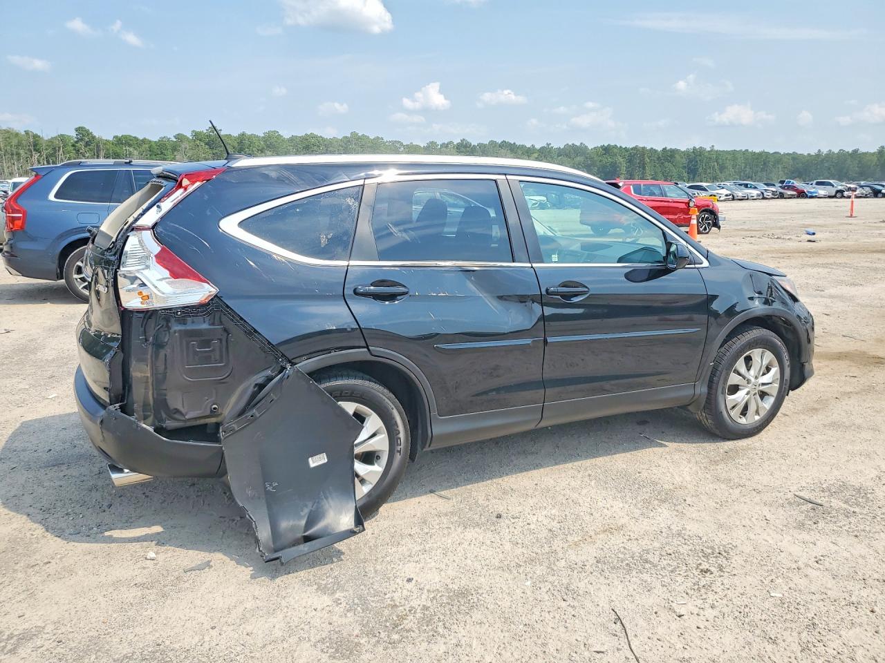 2014 Honda Cr-v Exl Black vin: 5J6RM4H77EL070504