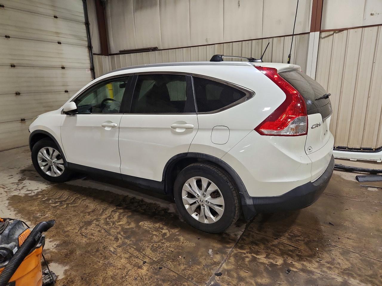 2014 Honda Cr-v Exl White vin: 5J6RM4H77EL085780