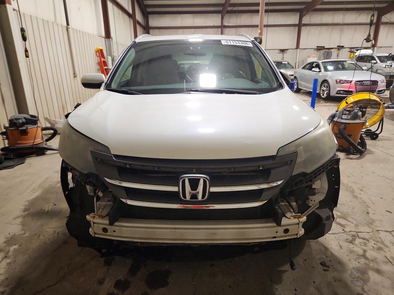2014 Honda Cr-v Exl White vin: 5J6RM4H77EL085780