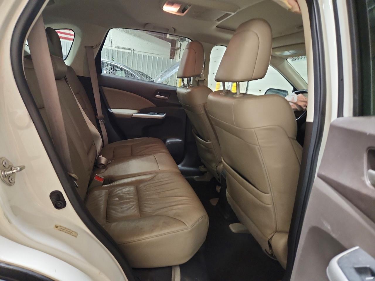 2014 Honda Cr-v Exl White vin: 5J6RM4H77EL085780